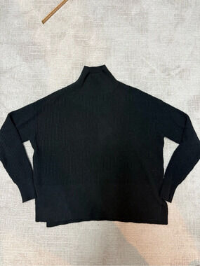 Everlane Black Turtleneck Sweater Size XS Like New